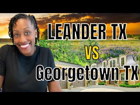 Leander Texas VS Georgetown Texas | Moving to Austin Texas Area